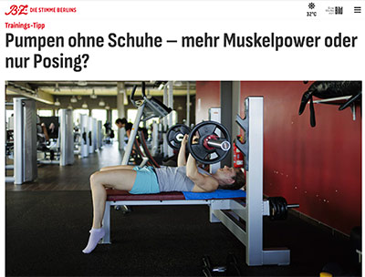 Krafttraining ohne Schuhe